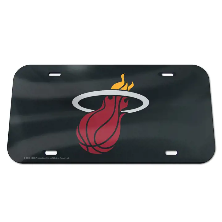 Étiquettes laser aux couleurs des Miami Heat AST