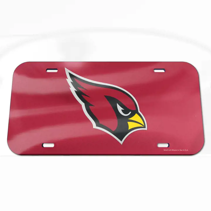 Étiquettes laser aux couleurs de l'équipe des Arizona Cardinals AST