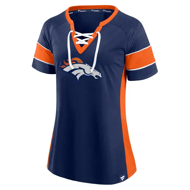 Maillot de football américain NFL pour femme Denver Broncos Athena 21 NAVY/ORG