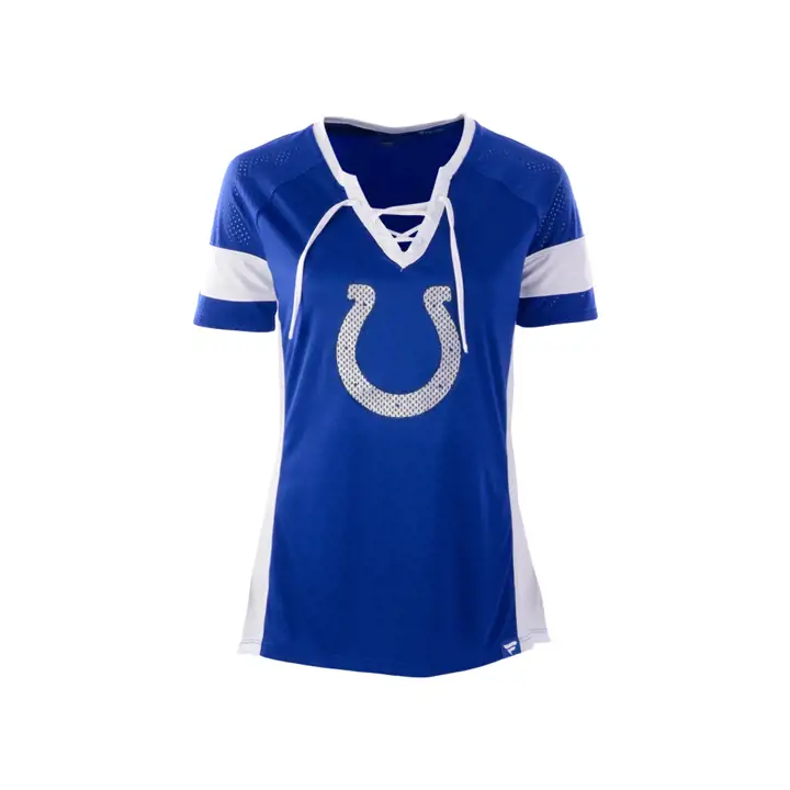 Maillot de football américain Athena fashion Indianapolis Colts NFL pour femme 21 BLEU