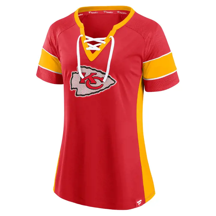 Maillot de football américain Athena fashion NFL des Chiefs de Kansas City 21 ROUGE/