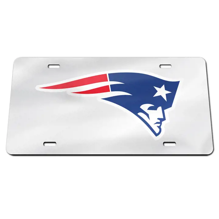 Étiquettes laser des New England Patriots SILV