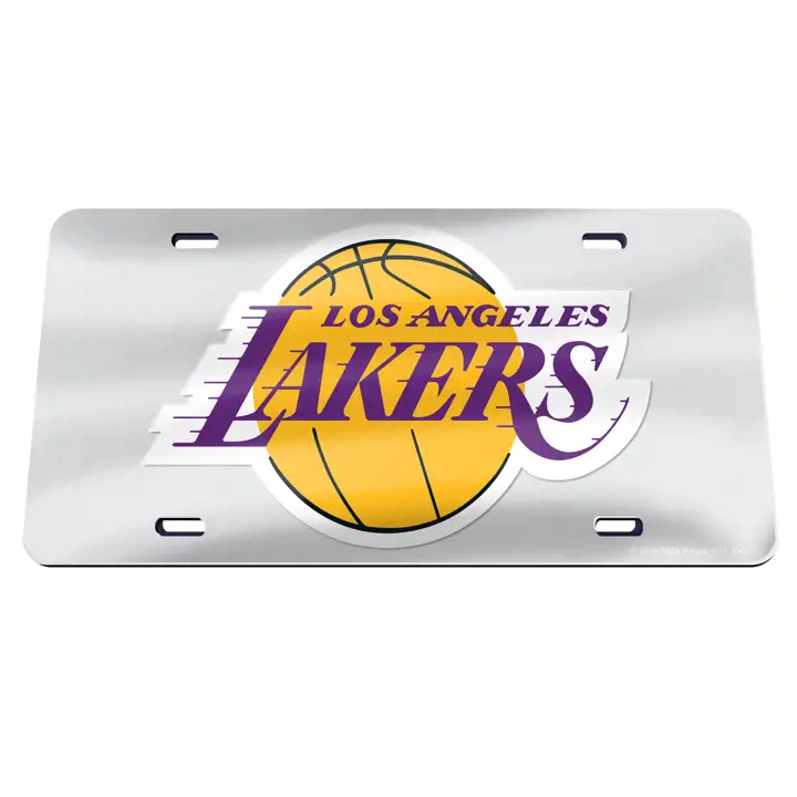 Étiquettes laser Los Angeles Lakers SILV