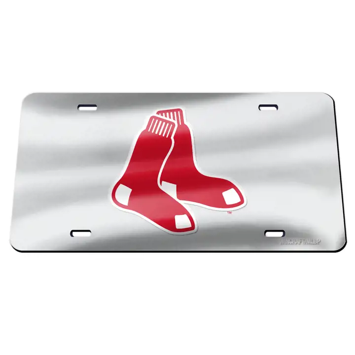 Boston Red Sox Laser Tags SILV