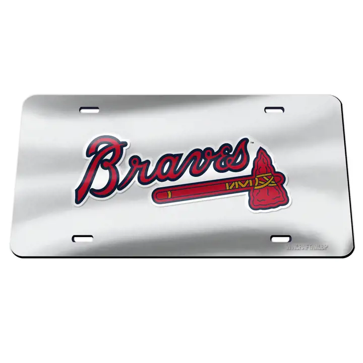 Étiquettes Laser Atlanta Braves SILV