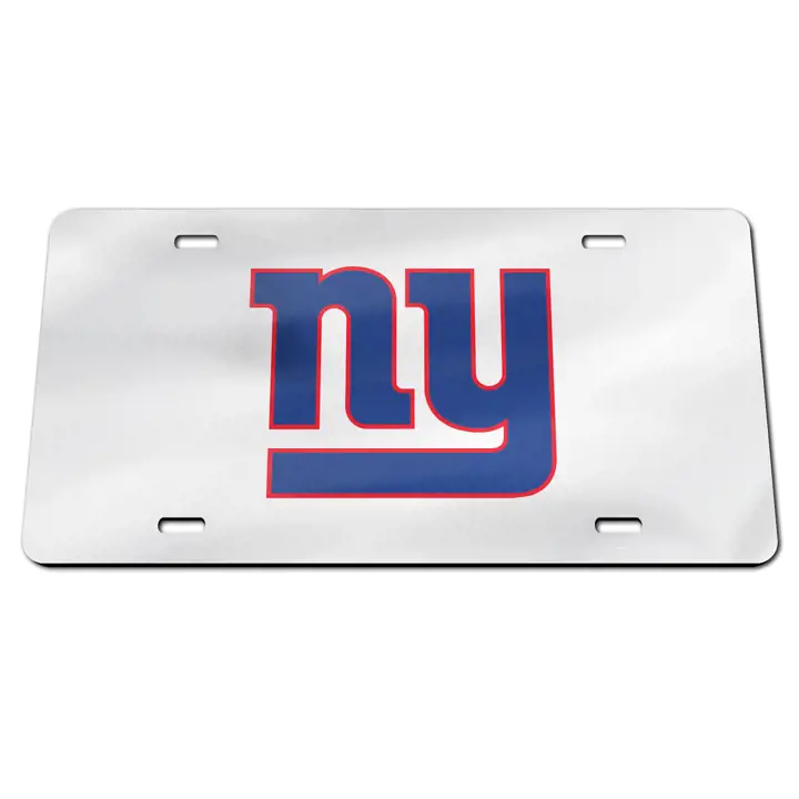 New York Giants Étiquettes Laser SILV