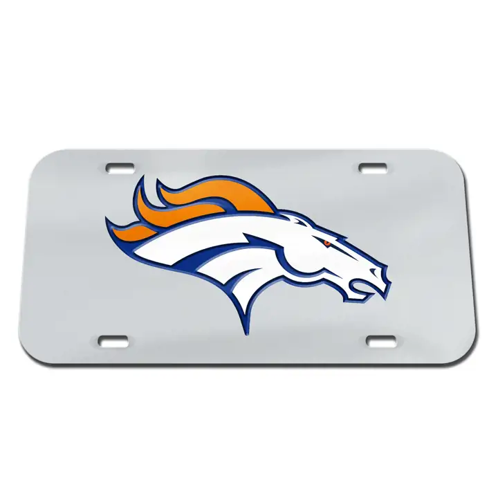 Étiquettes laser Denver Broncos SILV
