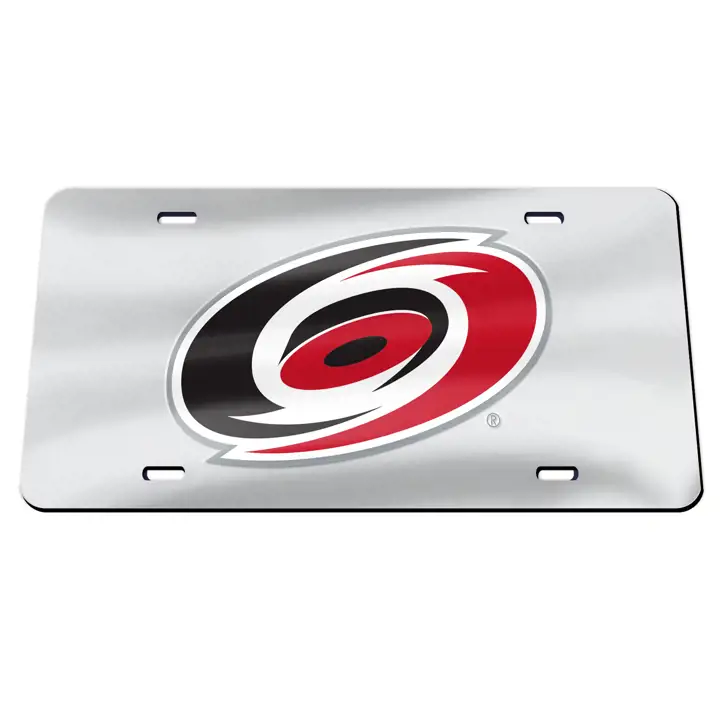 Carolina Hurricanes Étiquettes Laser SILV