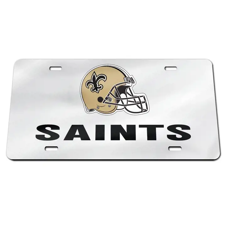 Nouveau-Orléans Saints Lasers de Tags ARGENT