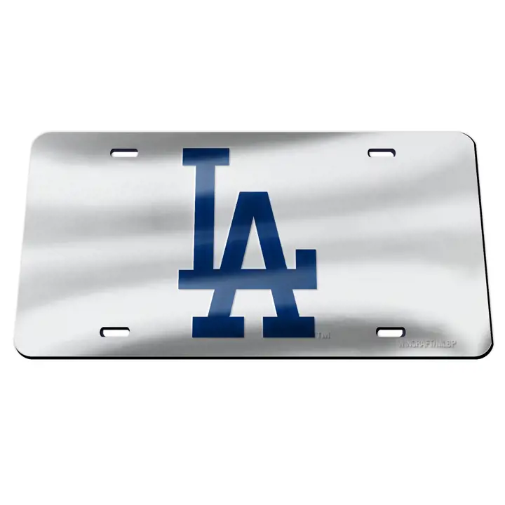 Étiquettes laser des Dodgers de Los Angeles SILV