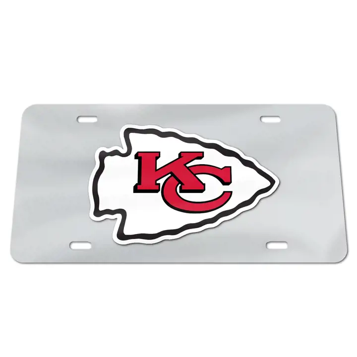 Étiquettes laser des Chiefs de Kansas City SILV