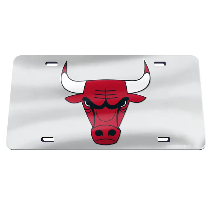 Étiquettes laser Chicago Bulls SILV