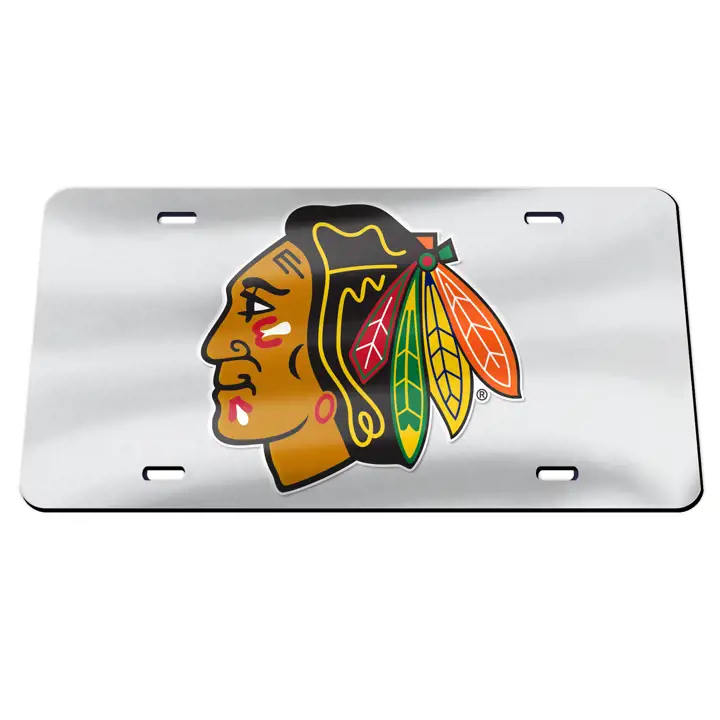 Étiquettes Laser Chicago Blackhawks SILV