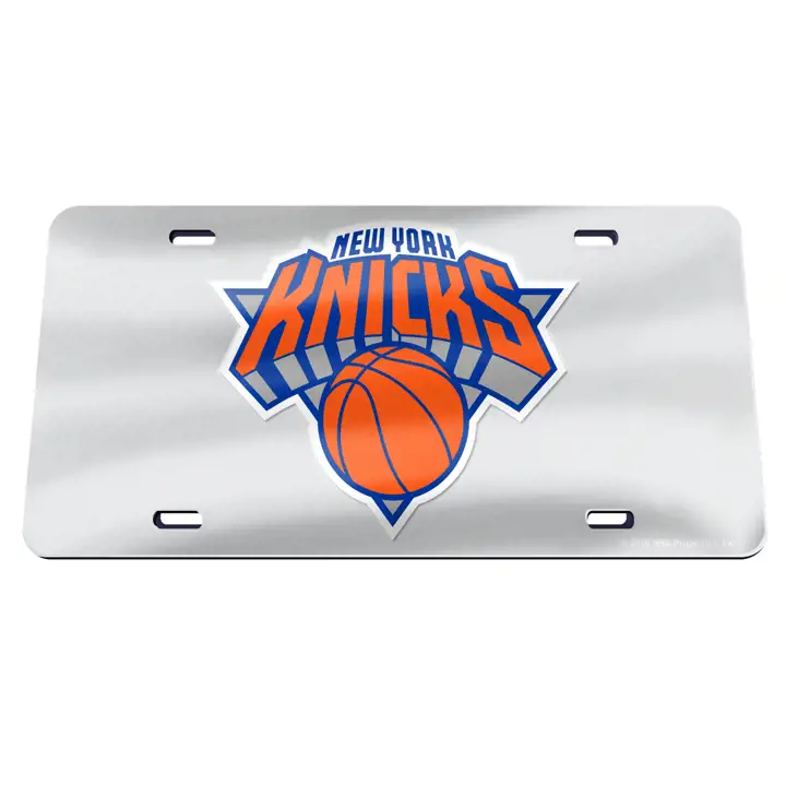 New York Knicks Étiquettes Laser SILV