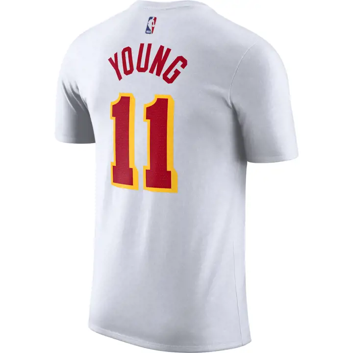 T-SHIRT DE JOUEUR NBA HAWKS Trae Young blc