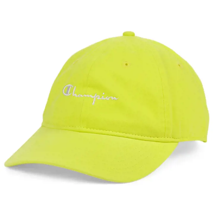 Casquette Champion Classic Highlighter Script néon jaune