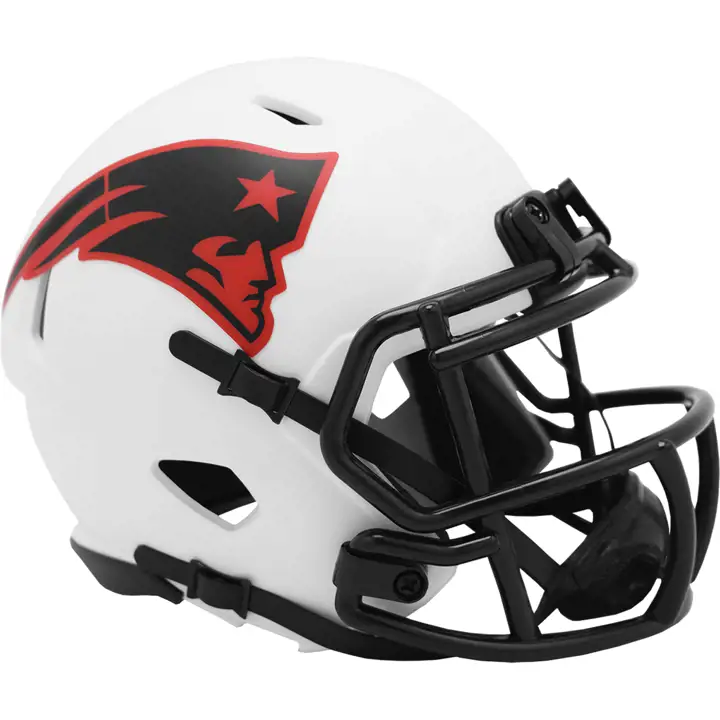 Mini-casque alternatif New England Patriots Speed Lunar Eclipse BLANC