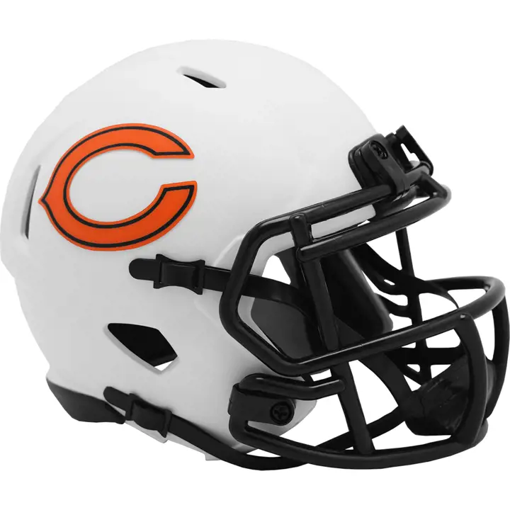 Mini casque alternatif Lunar Eclipse Chicago Bears Speed BLA/ORA