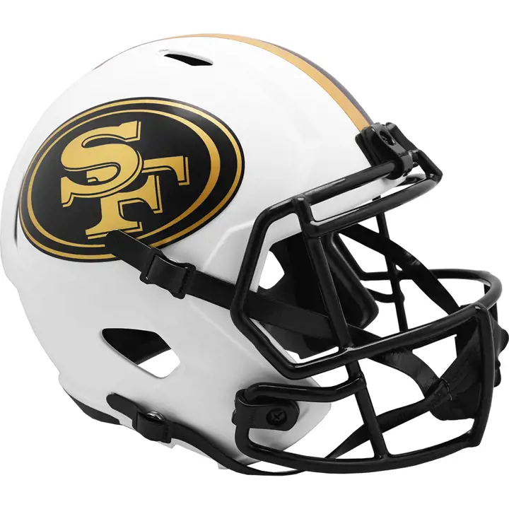 Casque réplique alternatif W San Francisco 49ers Speed Lunar Eclipse