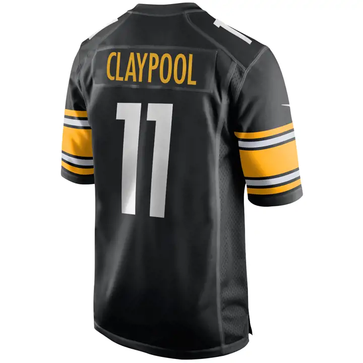 Maillot de match NFL des Pittsburgh Steelers Chase Claypool NOIR