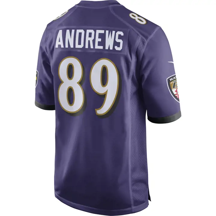 Maillot de match NFL des Ravens de Baltimore Mark Andrews VIO