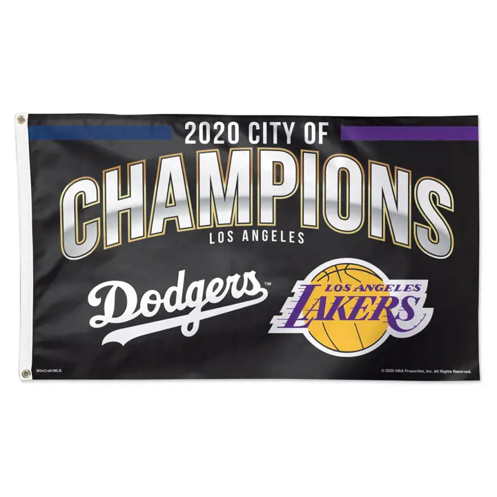 Drapeau de luxe Los Angeles Dodgers 3x5 pi