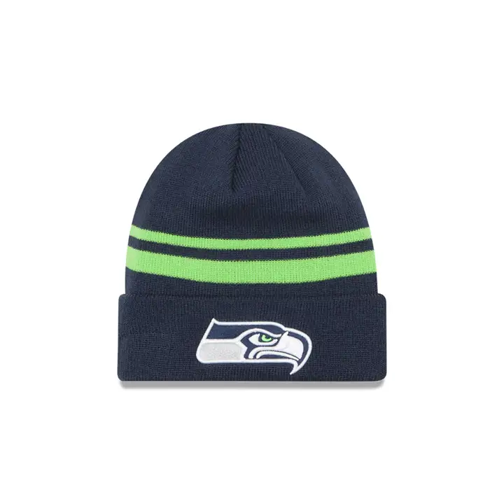 Bonnet tricoté Seattle Seahawks NFL BLEU MARINE