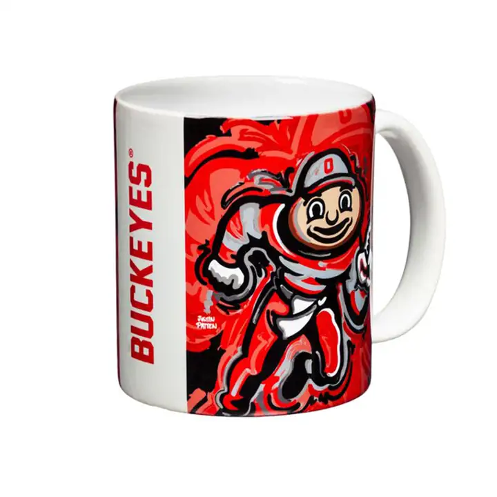 Mug à café Ohio State Buckeyes – Illustration Vintage Brutus AST