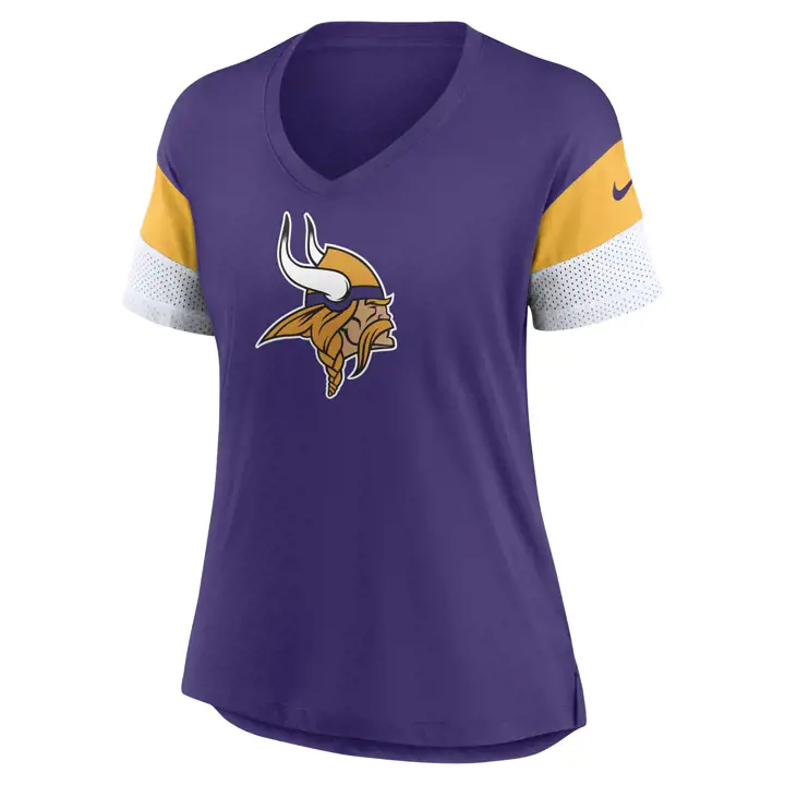 Débardeur en mesh fashion Nike Dri-Fit NFL Minnesota Vikings pour femme 20 PU