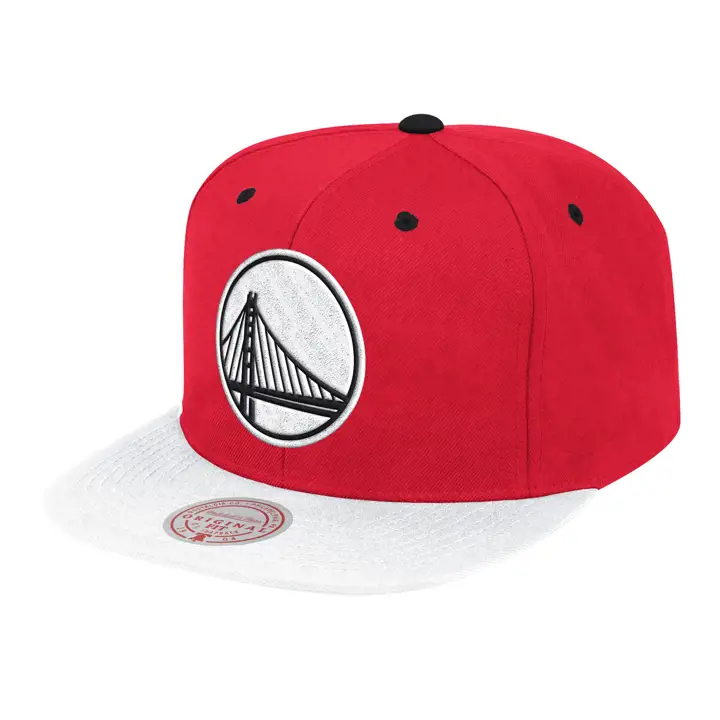 CASQUETTE SNAPBACK BICOLORE ROUGE CARDINAL GOLDEN STATE WARRIORS NBA/