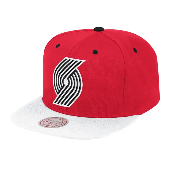 CASQUETTE SNAPBACK 2 TONS ROUGE CARDINAL PORTLAND TRAIL BLAZERS NBA CRED