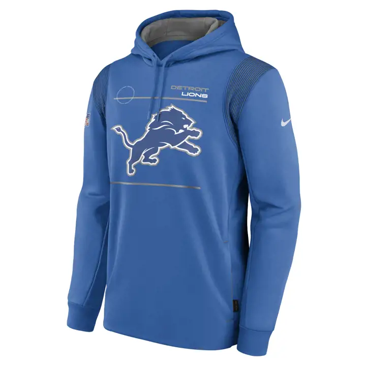 DETROIT LIONS NFL Sweat à capuche thermique PO 21 BLEU