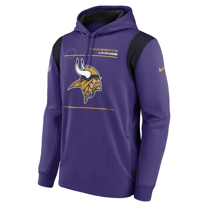 Sweat à capuche Minnesota Vikings NFL Therma PO 21 PUR