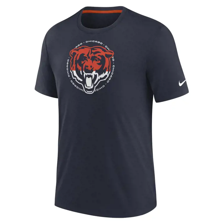 Chicago Bears NFL T-shirt chiné 21 BLEU MARINE