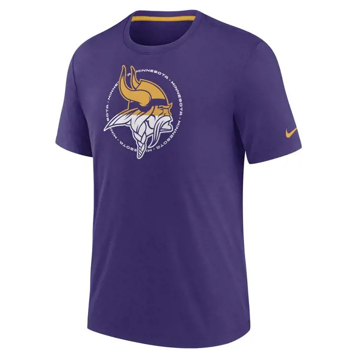 T-shirt Tri-Blend NFL Minnesota Vikings 21 VIO