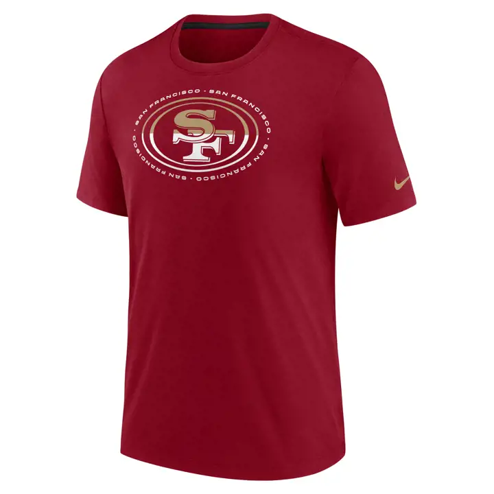 T-shirt Tri-Blend NFL des 49ers de San Francisco 21 ROUGE