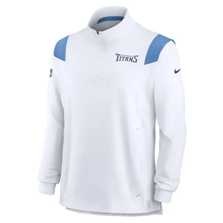 Veste légère d'entraîneur Nike Tennessee Titans 21 WHT