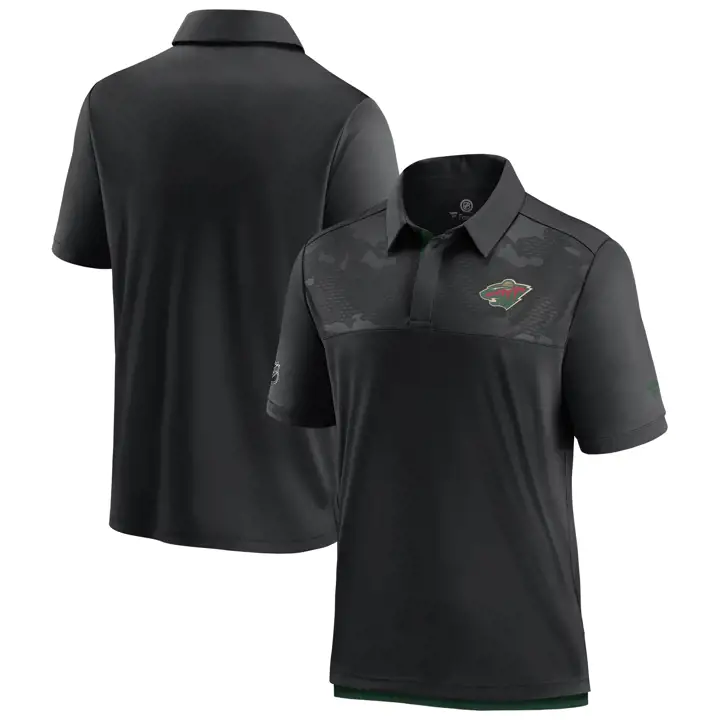 Polo Perf NHL Minnesota Wild Vestiaire II NOIR