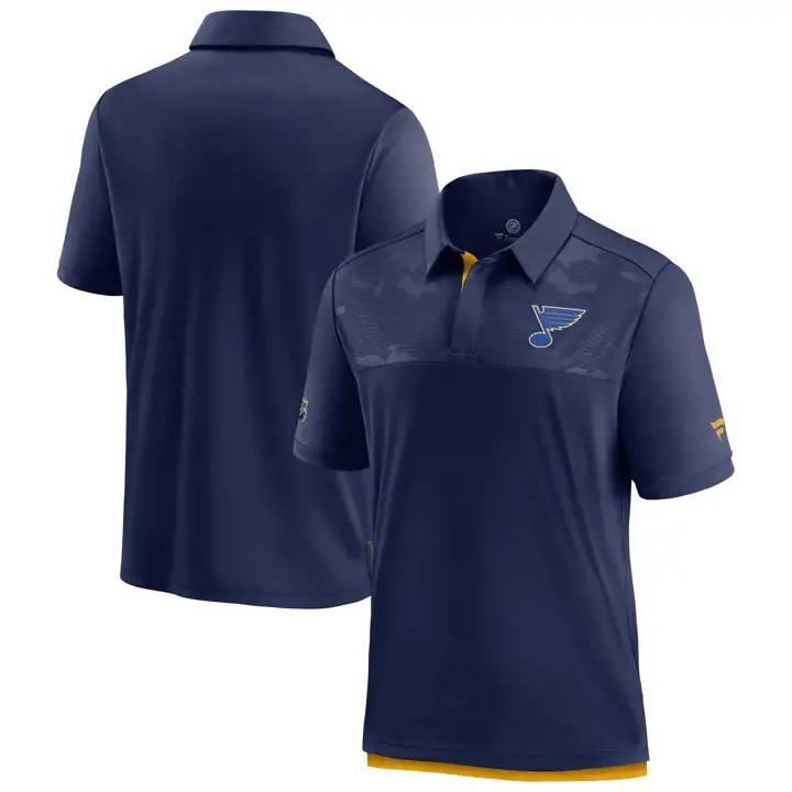 St. Louis Blues NHL Polo Perf II bleu
