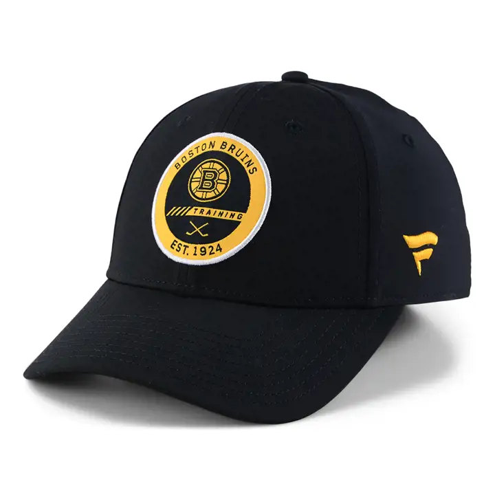 Boston Bruins Casquette Flex NHL Authentic Pro Training 21 Noire