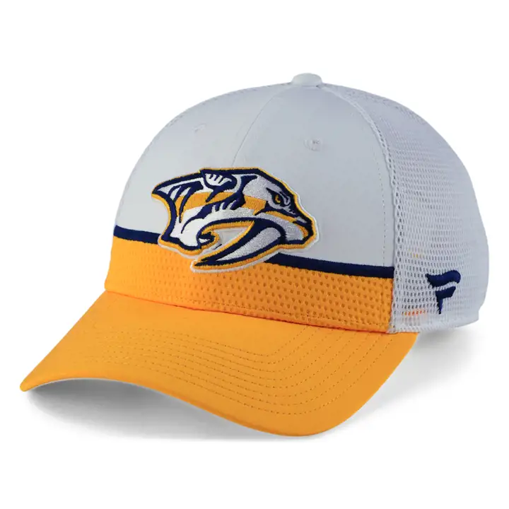 Nashville Predators Repêchage LNH 2021 Casquette de camionneur JAU/MAR
