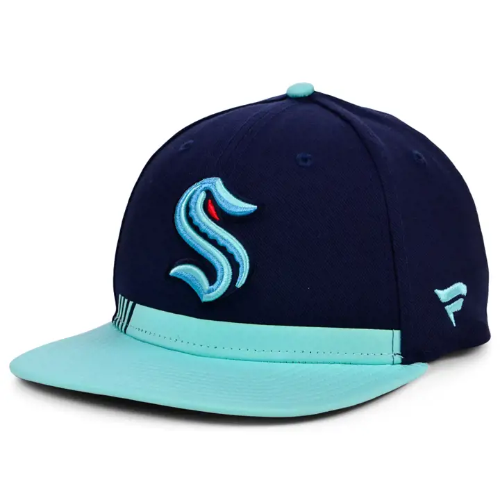 Seattle Kraken 21 NHL Authentic Pro LR Snap NAVY