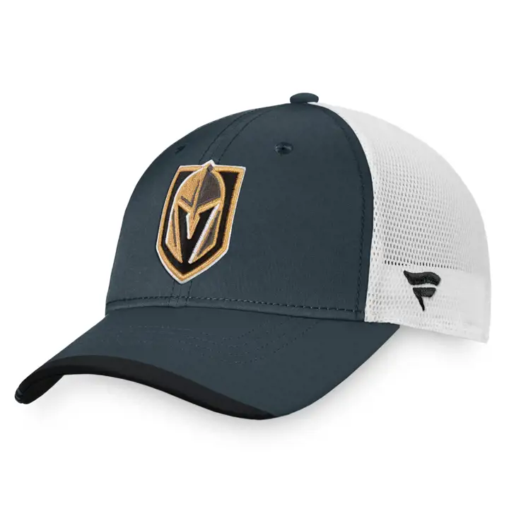 Casquette de camionneur Vegas Golden Knights 21 NHL Authentic Pro LR DKGRY/W