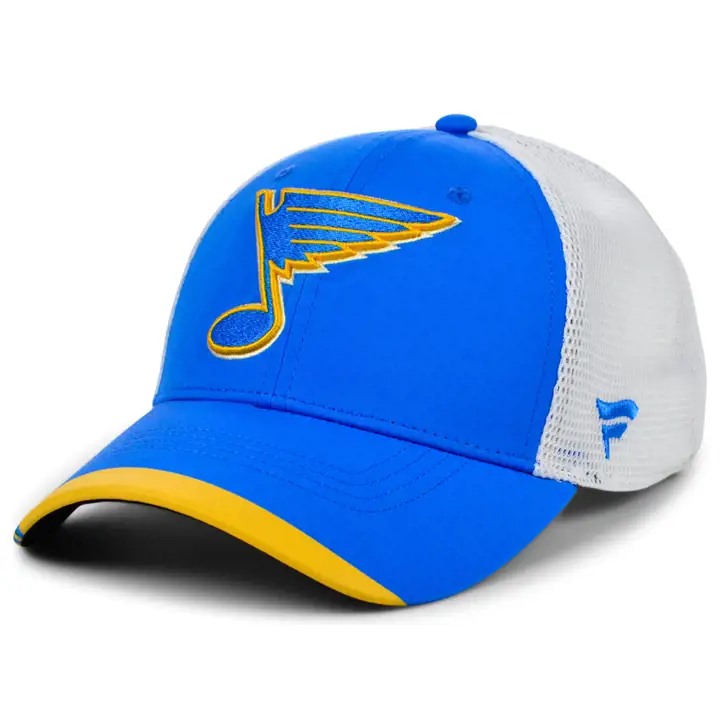 Casquette de camionneur alternative du vestiaire des Blues de St. Louis 21 LNH BLEU/BLANC