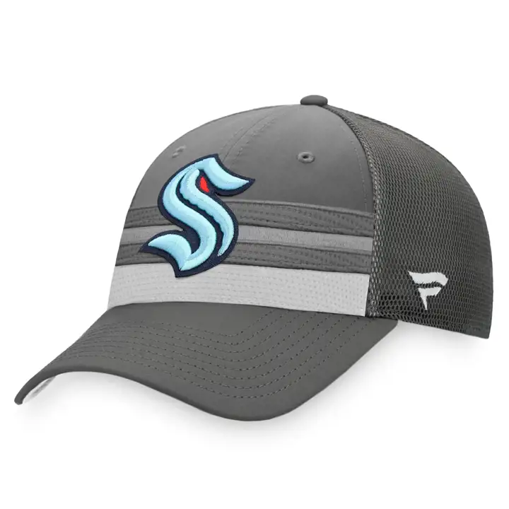 Seattle Kraken 21 NHL 2e Saison Trucker Gris Foncé/Bleu Clair