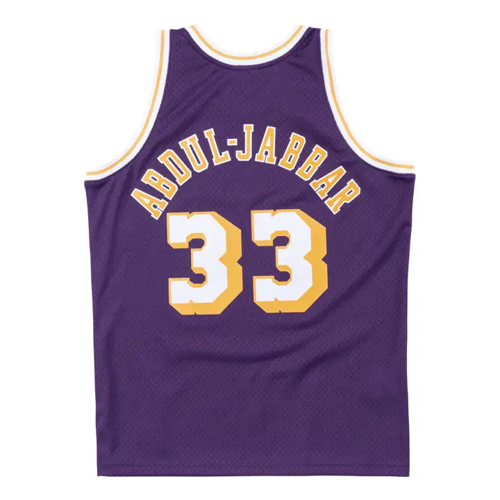 Maillot Swingman LAKERS NBA M&N Kareem Abdul-Jabbar pur