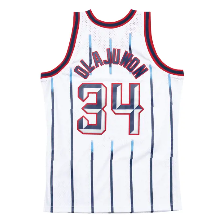 Maillot Swingman Hakeem Olajuwon (NBA) des Rockets, blanc
