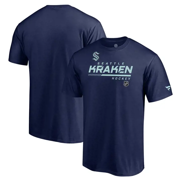 T-shirt Seattle Kraken NHL "Locker Room Speed" marine