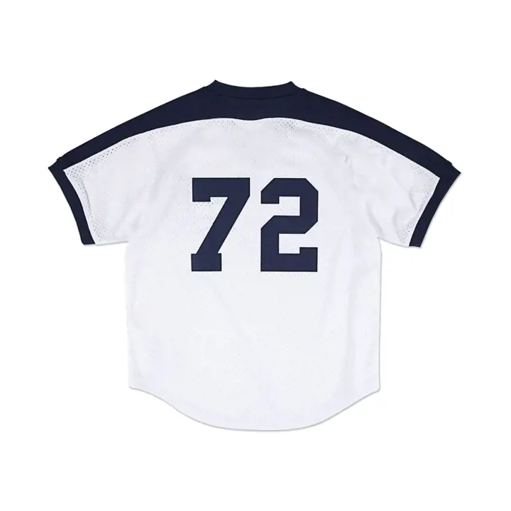 MAILLOT BLANC SOX MLB M&N Authentic BP Mesh Carlton Fisk bnc