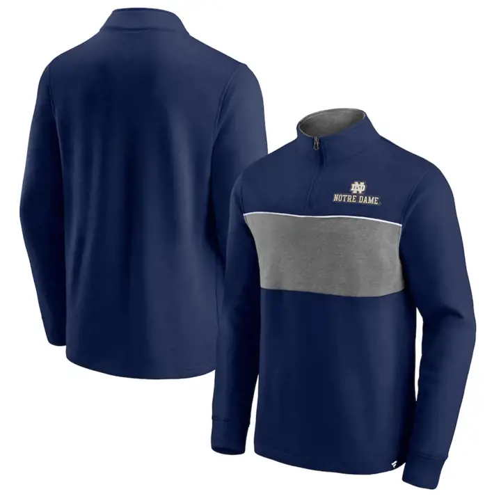 Polaire 1/4 zip Notre Dame Fighting Irish NCAA Block Party 21